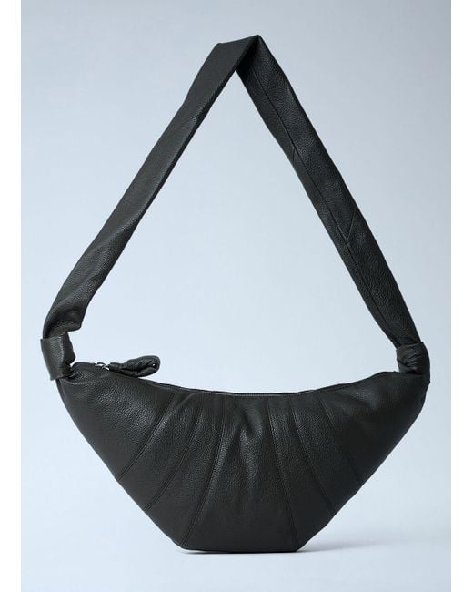 Lemaire Gray Medium Croissant Crossbody Bag