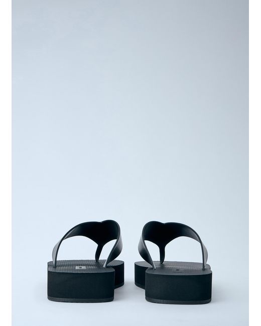 The Row Blue Dune Platform Thong Sandals
