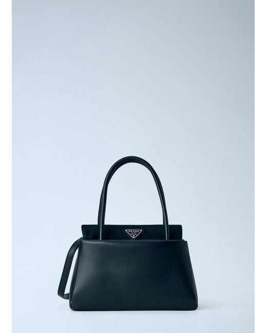 Prada Blue Passage Small Handbag With Re-nylon Flap