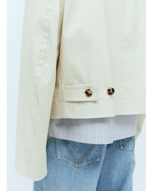 Bottega Veneta White Canvas Blouson Jacket for men
