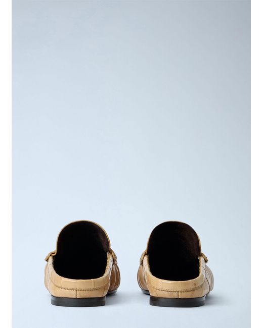 Saint Laurent White Le Loafers Mules