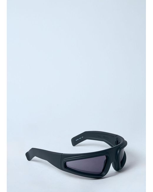 Rick Owens Blue Ryder Sunglasses