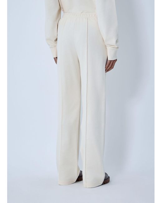 Moncler White Logo Motif Track Pants