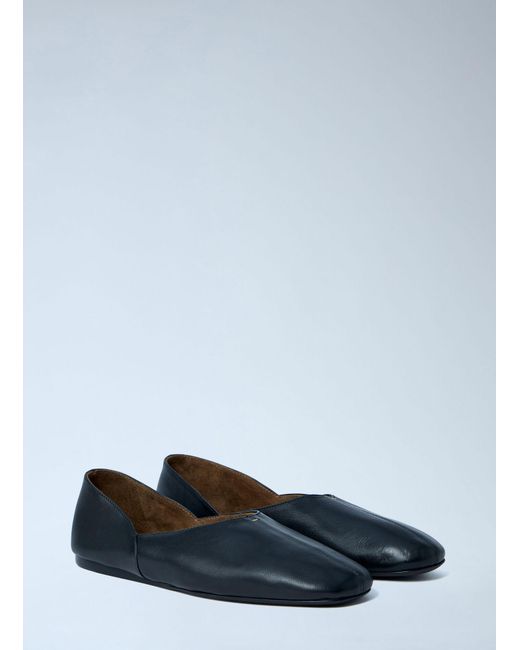 Khaite Black Jane Flat Shoes