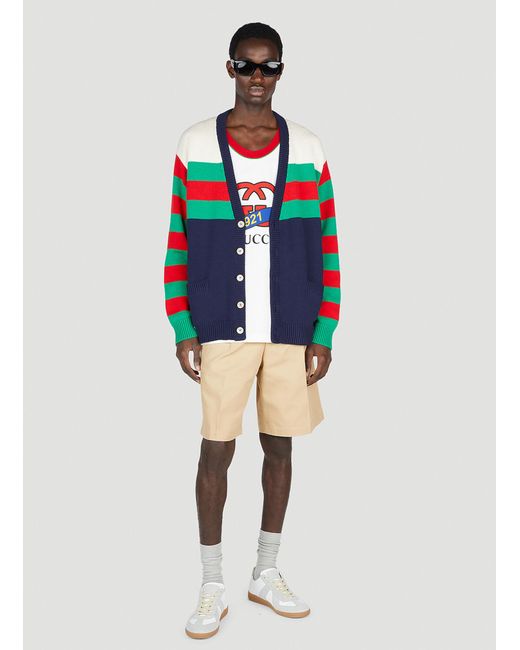 Gucci Natural Folded Pleat Shorts for men