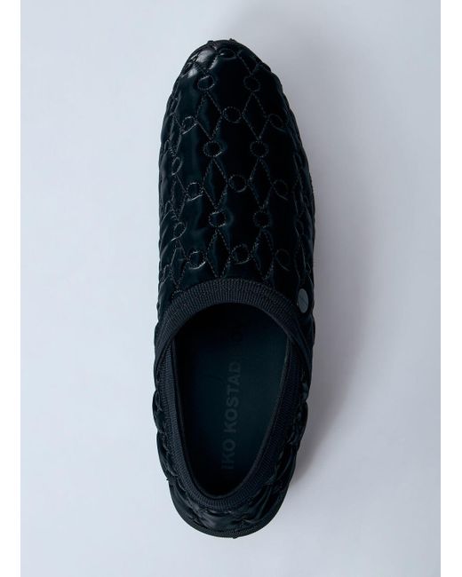 Kiko Kostadinov Black Solix Slipper Shoe for men