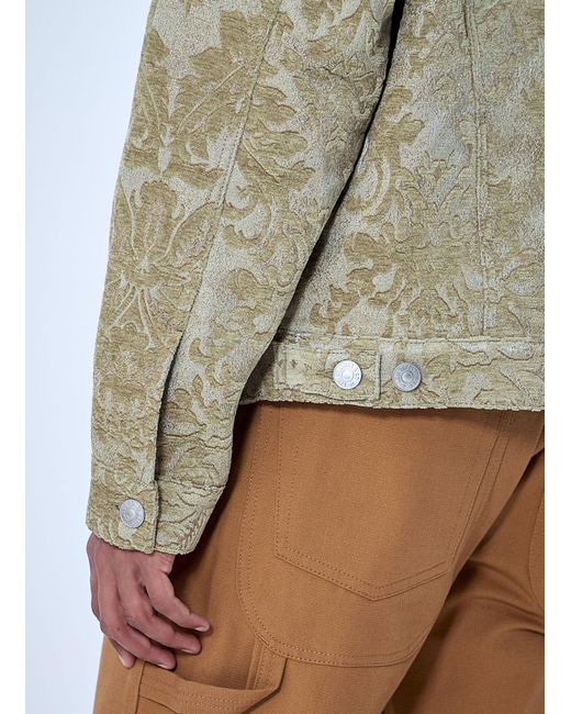 Junya Watanabe Natural Patterned Denim Jacket for men