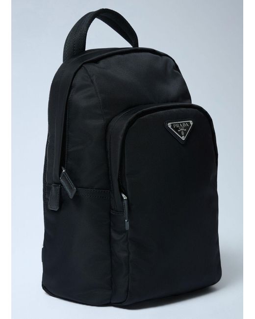 Prada Black Re-Nylon Backpack for men