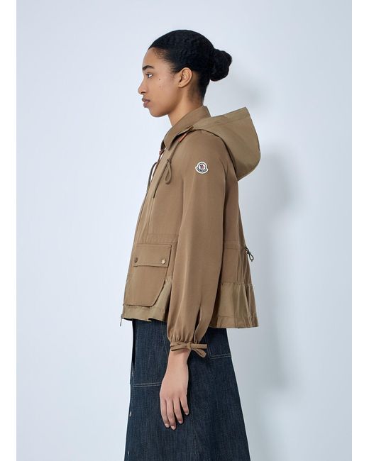 Moncler Natural Adenium Hooded Jacket