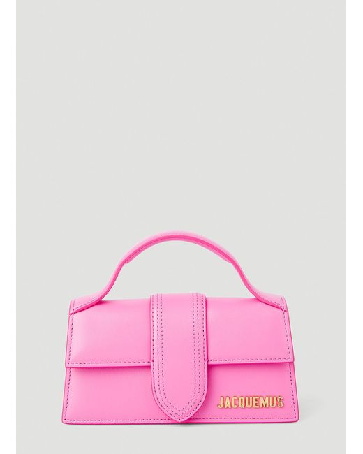 Jacquemus Leather Le Bambino Handbag in Pink | Lyst