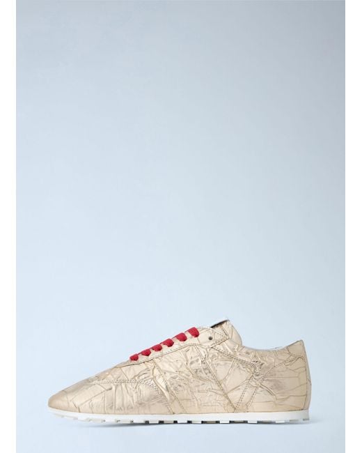 Marni White Logo Sports Sneakers