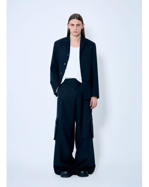 Dries Van Noten Blue Bays Jacket for men