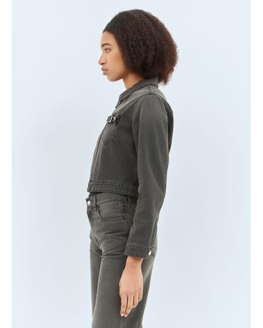 Coperni Gray Workwear Denim Jacket