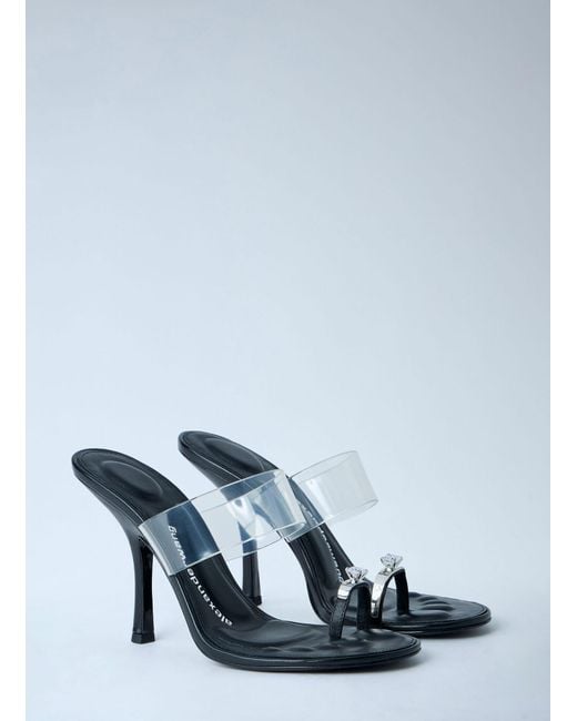 Alexander Wang Blue Bianca Heel Sandals