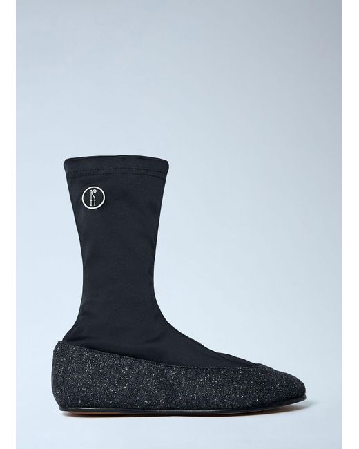Kiko Kostadinov Blue Promxima Low Ballerina Flats