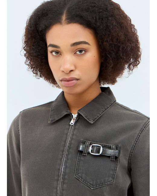 Coperni Gray Workwear Denim Jacket