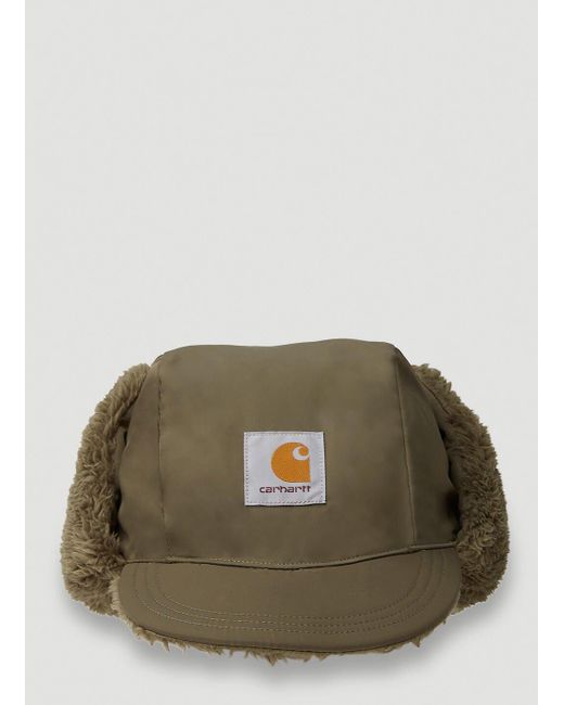Carhartt WIP Green Levin Ear Flap Hat