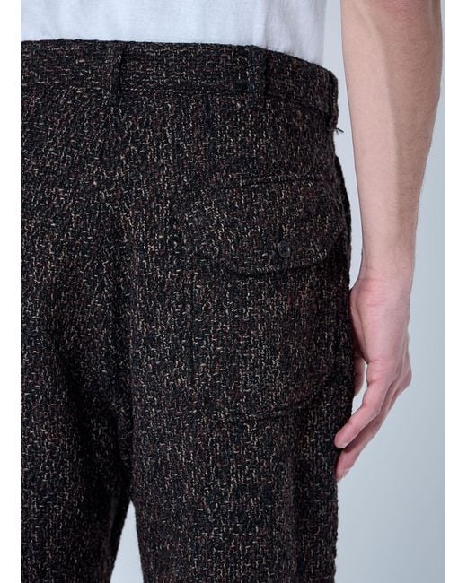Engineered Garments Black Carlyle Pants for men
