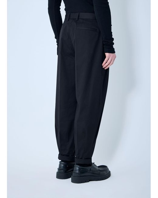 Dolce & Gabbana Blue Cotton Gabardine Pants for men
