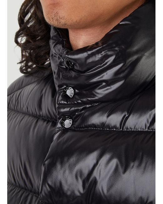 Moncler Black Tibb Down Vest Jacket for men