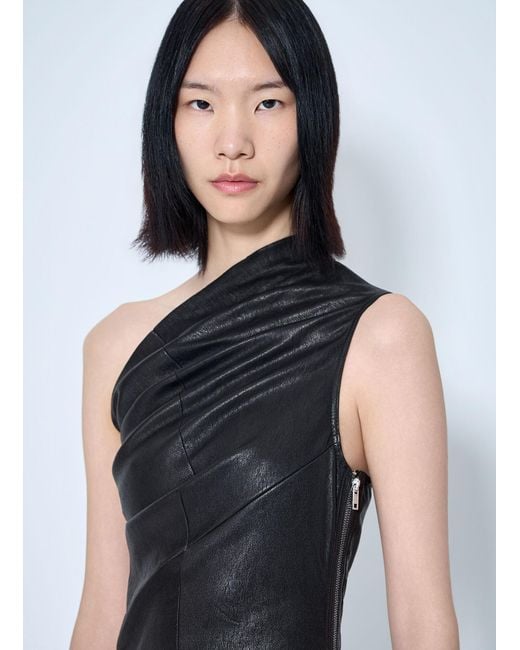 Rick Owens Blue Athena Gown