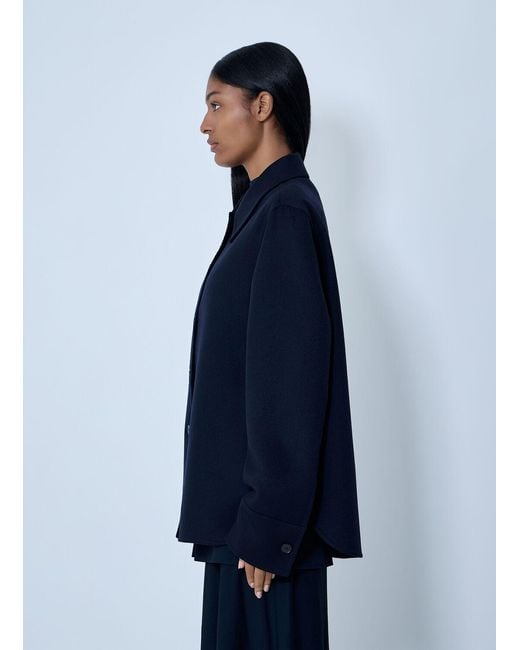 Jil Sander Blue Cashmere Jacket