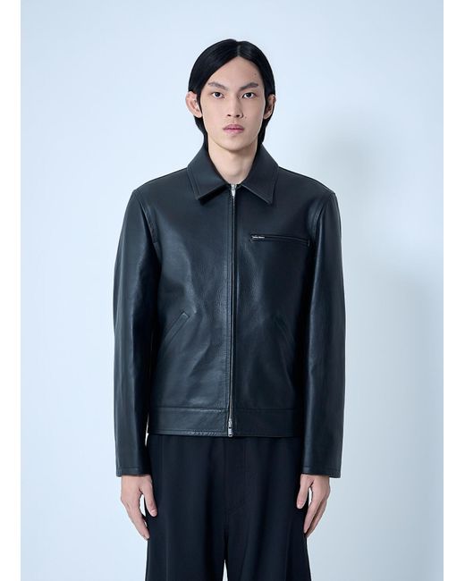 Jil Sander Blue Regular Fit Bluson for men