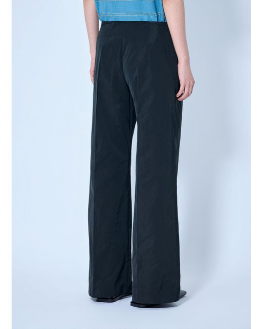 Jil Sander Blue Tailored Wide-Leg Trousers