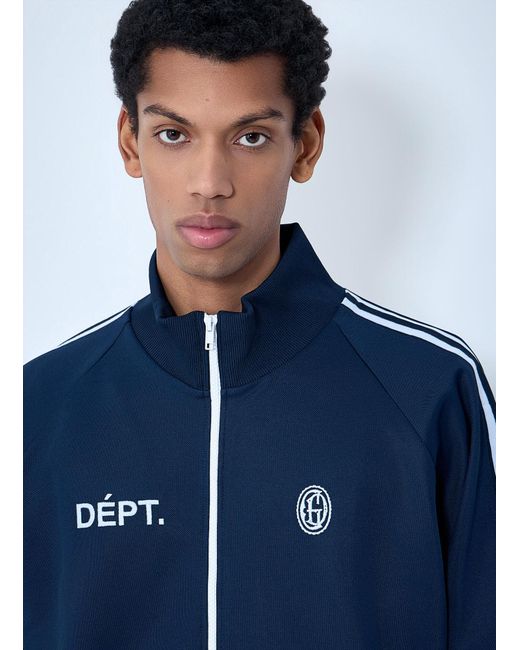 GALLERY DEPT. Blue Zip-Front Track Jacket for men