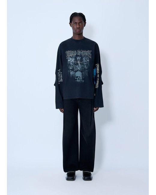 Vetements Blue Reconstructed Jeans for men