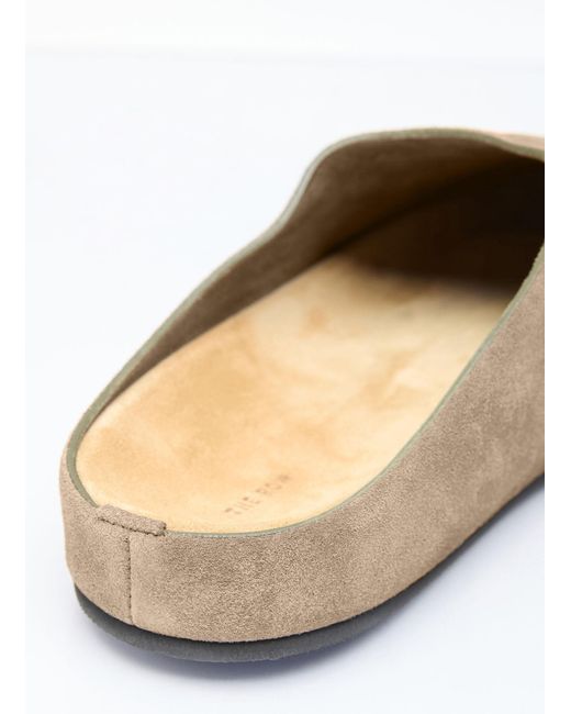 The Row White Hugo Mules
