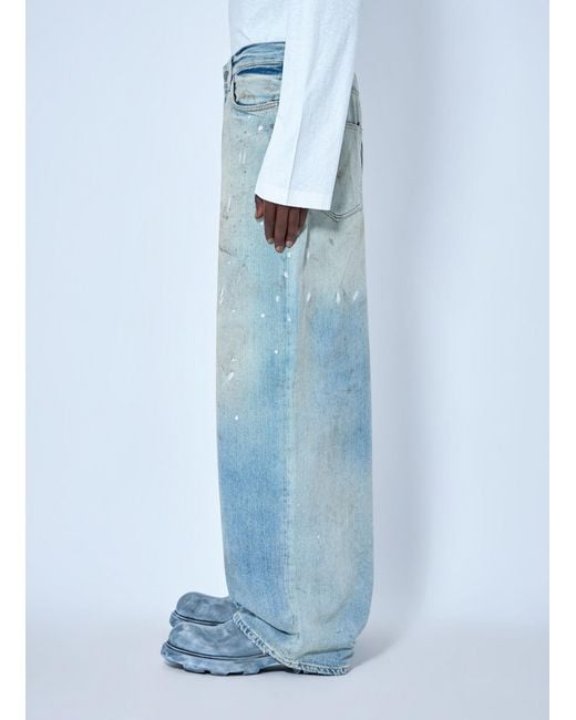 Acne Blue 2023 U Trafalgar Loose Fit Jeans for men