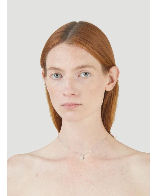 Vivienne Westwood Metallic Balbina Pendant Necklace