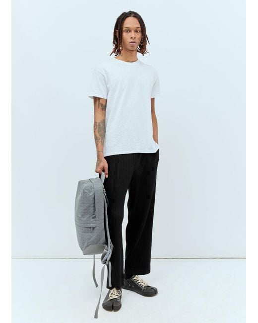 Bao Bao Issey Miyake Gray Liner One-tone Backpack for men