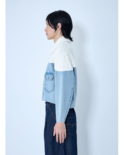 Levi's Blue Aran Trucker Jacket for men