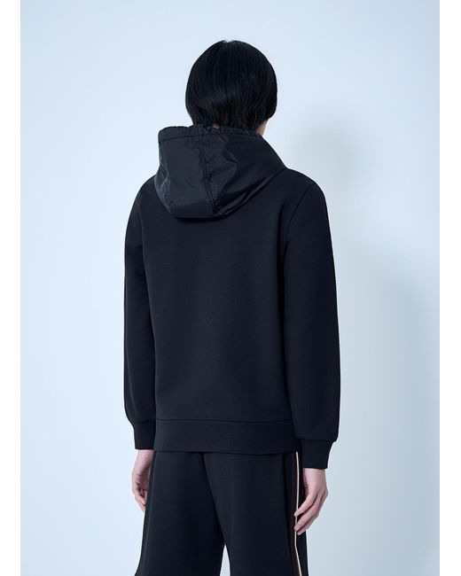 Moncler Blue Zip-Up Hoodie With Logo Detail for men