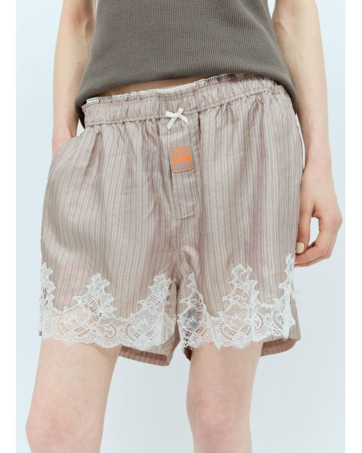 Martine Rose Gray French Knicker Shorts