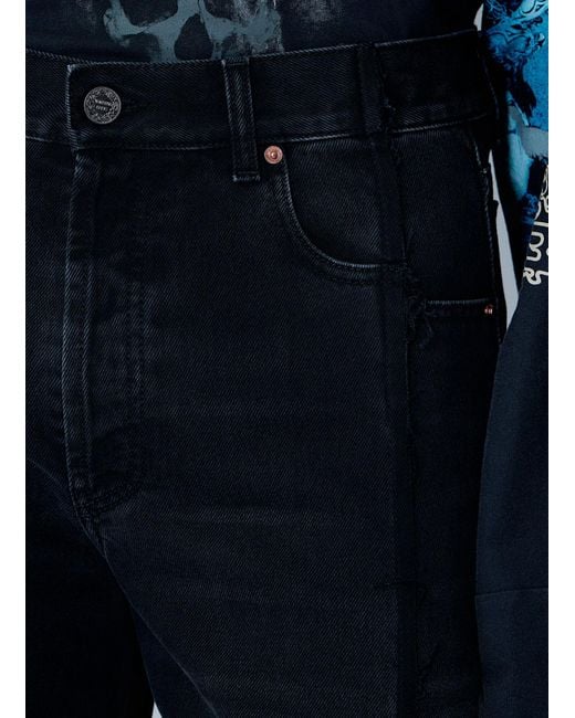 Vetements Blue Reconstructed Jeans for men