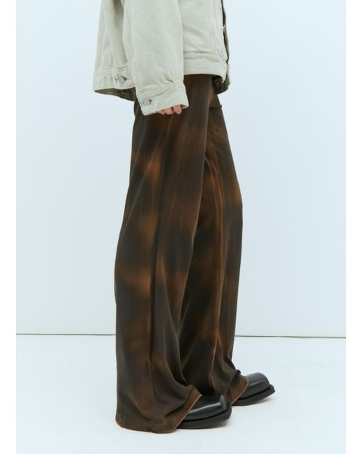 Acne Studios Bleachdye Pants in Green Lyst