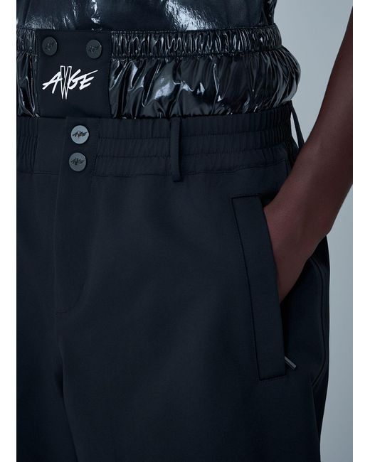 Moncler x A$AP ROCKY Blue Moncler X A$ap Rocky Contrast Waistband Shorts for men