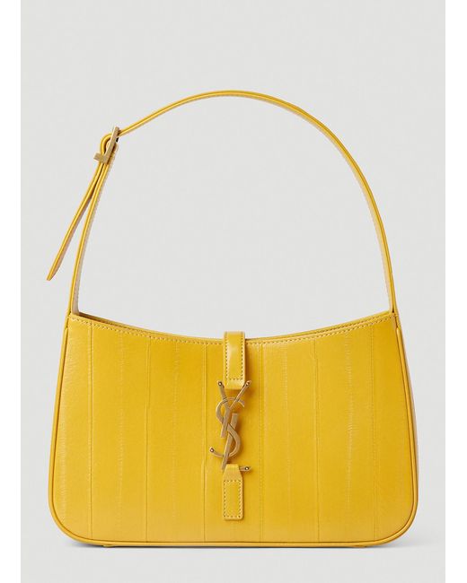 Saint Laurent Yellow Le 5a7 Shoulder Bag