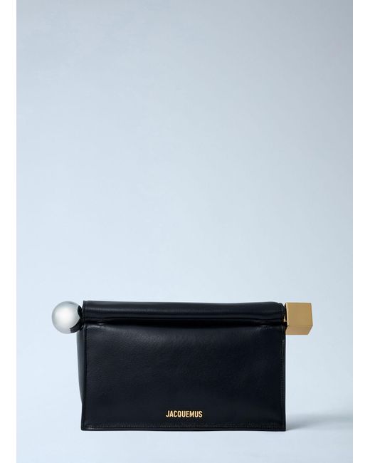 Jacquemus Blue La Pochette Rond Carrã Clutch