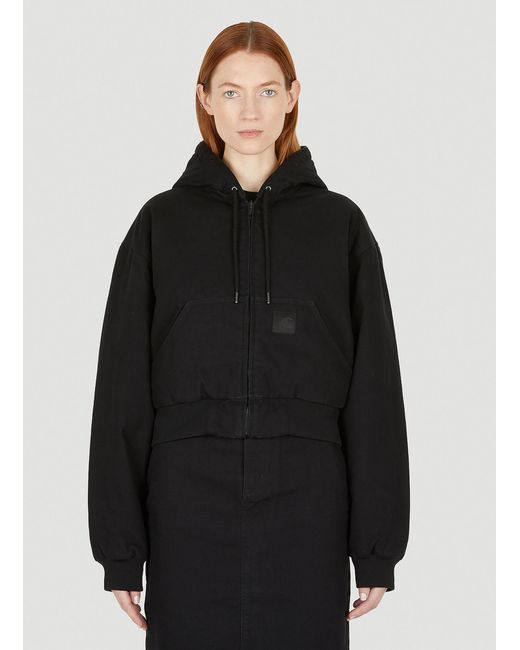 Wardrobe NYC Cotton X Carhartt Wip Reversible Hooded Jacket in Black - Lyst