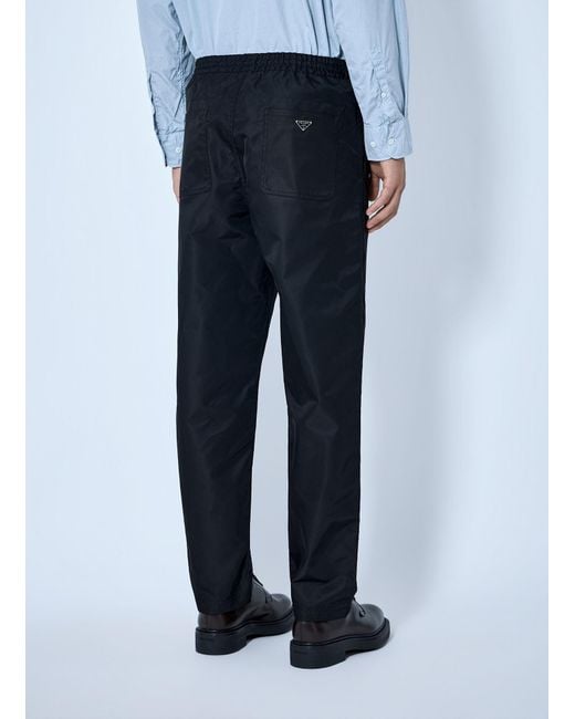 Prada Blue Elasticated Waist Trousers for men