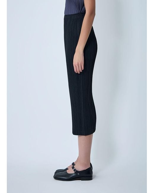 Pleats Please Issey Miyake Blue Pleated Skirt