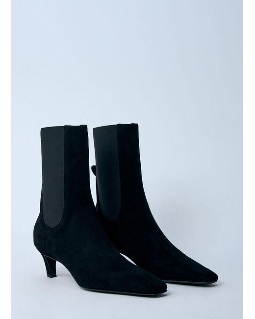 Totême Blue Suede Boots