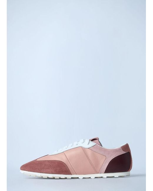 Marni White Softy Soccer Leather Sneakers