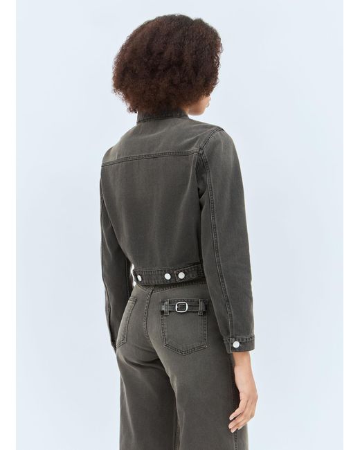 Coperni Gray Workwear Denim Jacket
