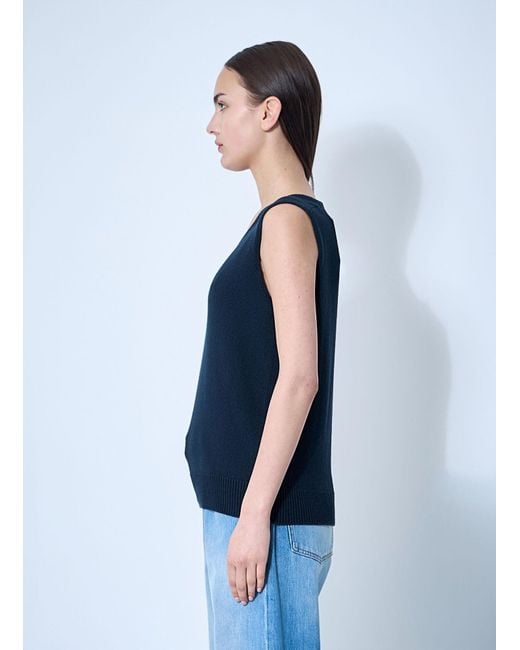 The Row Blue Cowen Vest