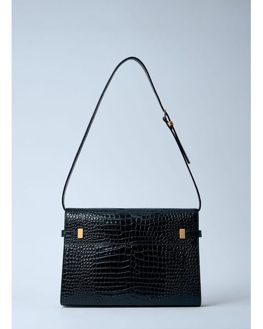 Saint Laurent Black Manhattan Shoulder Bag